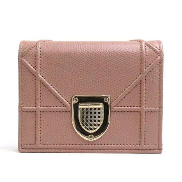 DIOR Beige Leather Wallet - Picture 1 of 5